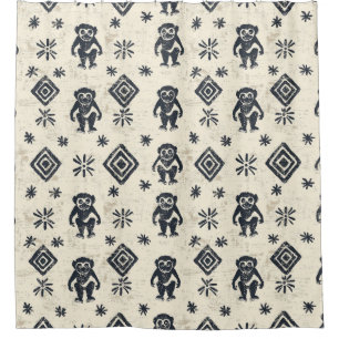 Boho Monkey Jungle Safari Pattern (2)