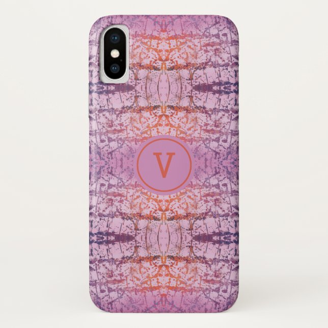 Boho Monogram Case-Mate iPhone Case (Back)