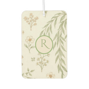 Boho Monogram Cottagecore Gift Air Freshener