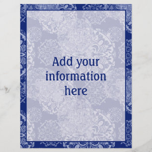 Boho Moody Blues Mandalas Flyer