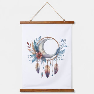 Boho Moon Hanging Tapestry