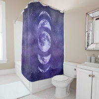 Boho Moon Phases Space Pattern Celestial