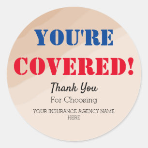 Boho Mortgage / Insurance Thank You Sticker