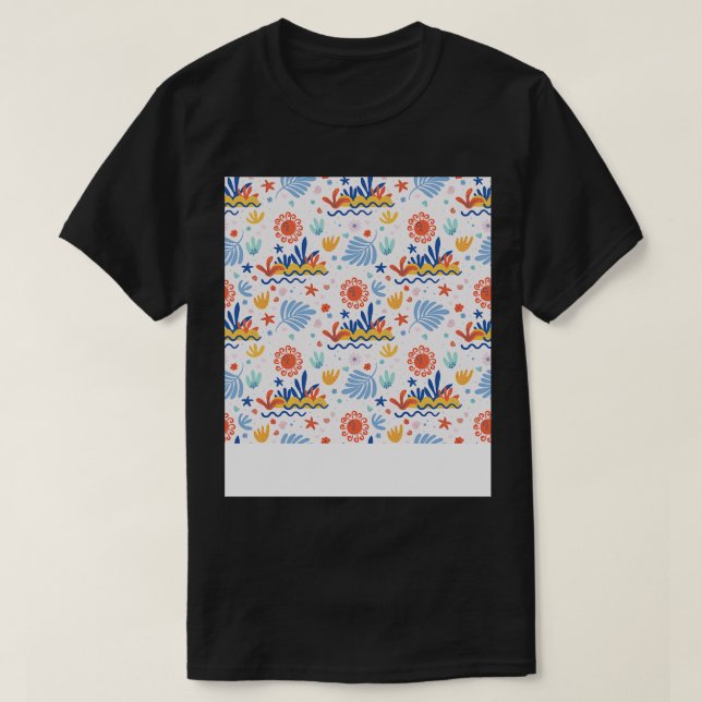 Boho motif d'été TShirt (Design devant)