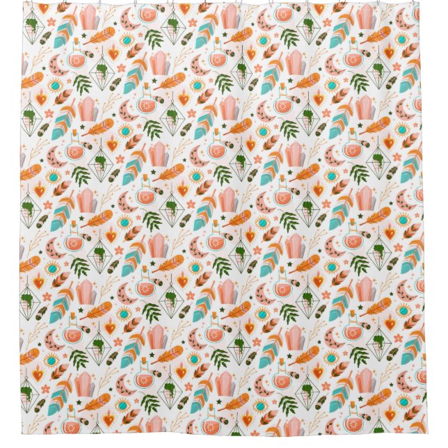 Boho motif rideau de douche (Devant)