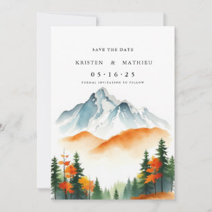 Boho Mountain Save The Date