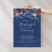 Boho Multicolor Wildflower Unplugged Ceremony 