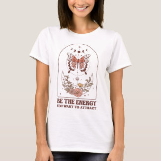 Boho Mystical Floral Butterfly T-Shirt