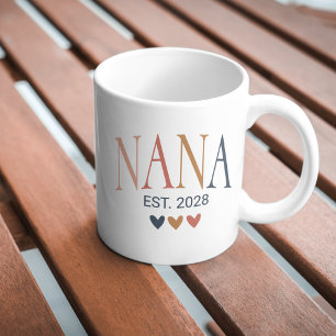 Boho Nana Mug Personalized Grandmother Gift
