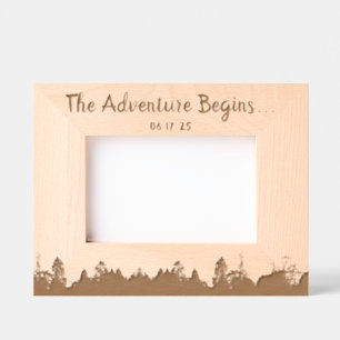 Boho Nature Anniversaire Rustique Cadre