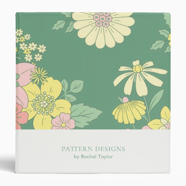 Boho Nature Floral  Binder (Front)