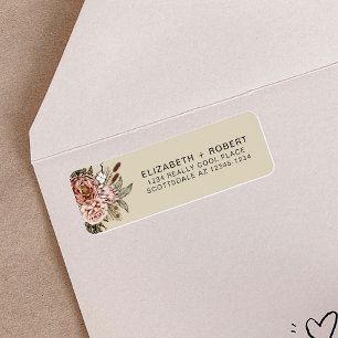 Boho naturel Cottagecore Mariage floral