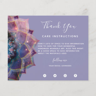 Boho Nebula Bloom Mandala Design Flyer