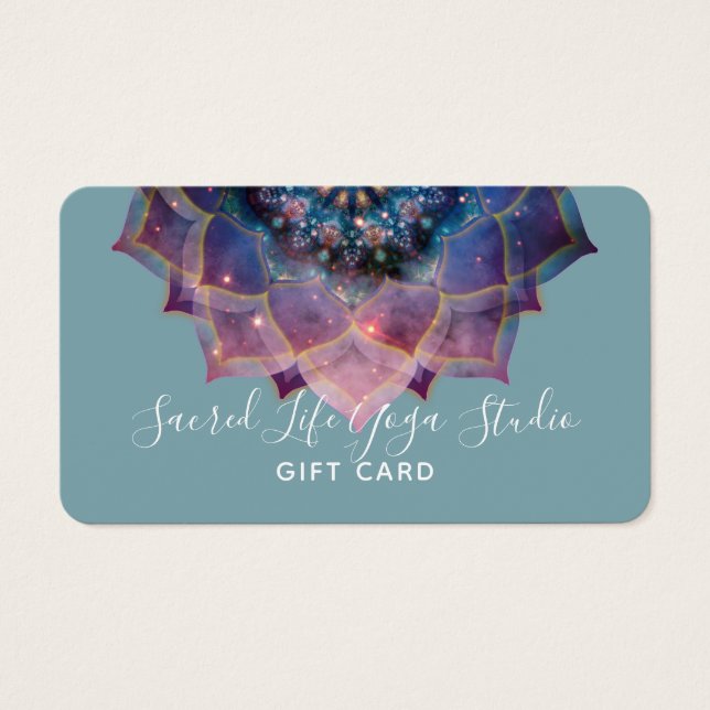 Boho Nebula Mandala, Mystical (Devant)