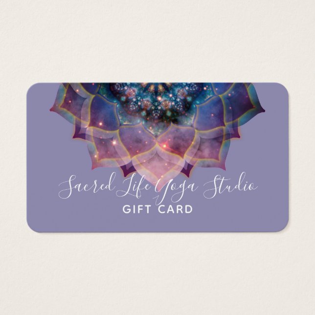 Boho Nebula Mandala, Mystical (Devant)