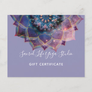 Boho Nebula Mandala, Mystical Flyer