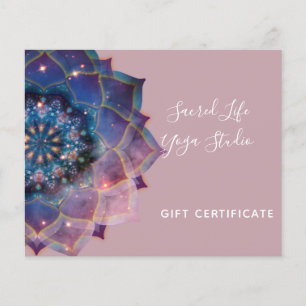 Boho Nebula Mandala, Mystical Flyer