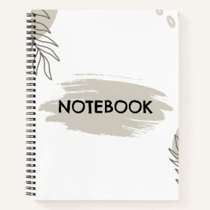 Boho Neutral Clean Notebook Journal