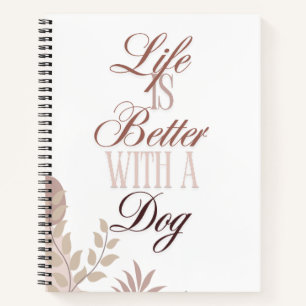 Boho Neutral Simple Notebook Journal