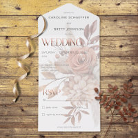Boho Neutral Soft Focus Autumn Bouquet No Dinner