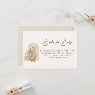 Boho Nursery Book Request Enclosure Card
