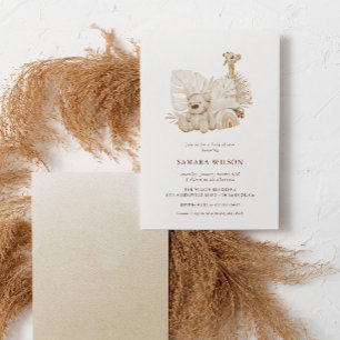 Boho Nursery Chic Baby Shower Invitation