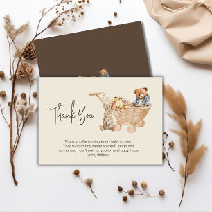 Boho Nursery, Teddy Bear Baby Shower Thank you