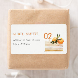 Boho Orange Fruit Gâteau N'Importe Quel Âge Annive