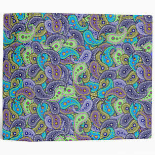 Boho Paisley Binder