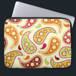 Boho Paisley Electronics Bag<br><div class="desc">An electronics bag featuring a paisley design in boho inspired shades of pink, green, burgundy, orange, and yellow.</div>