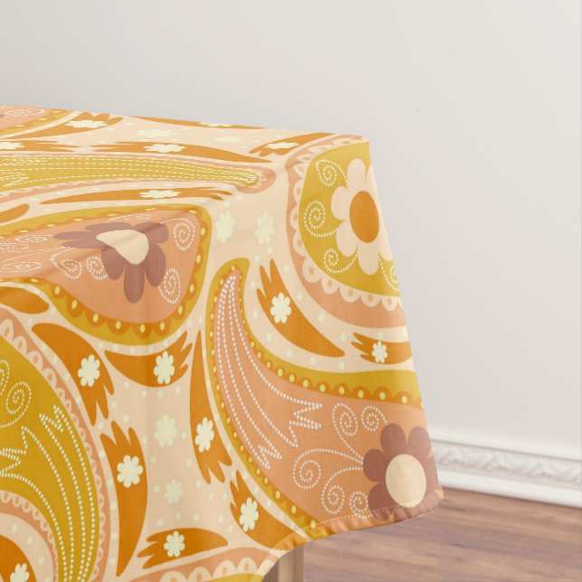 Boho Paisley Tablecloth (In Situ)