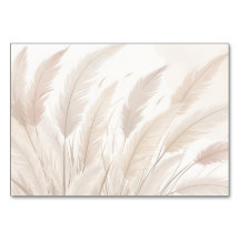Boho Pampas Grass Blank Wedding