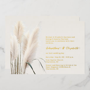 Boho Pampas Grass Wedding