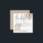 Boho Pampas Grass Wedding Details Enclosure Card<br><div class="desc">Boho Pampas Grass Wedding Details. Let your guests know details such as directions and accommodation information for your wedding when you send their invitations. This bohemian style design has set stylish large typography for the heading The Details and the rest of the text can be easily personalised to your words...</div>