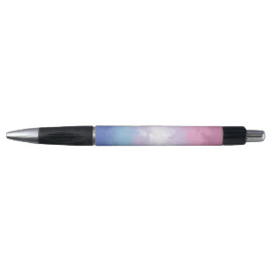 Boho Pastel Fluffy Abstract Bigender Pride Flag Pen