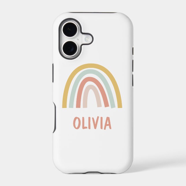 Boho Pastel Rainbow Personalized (Back)