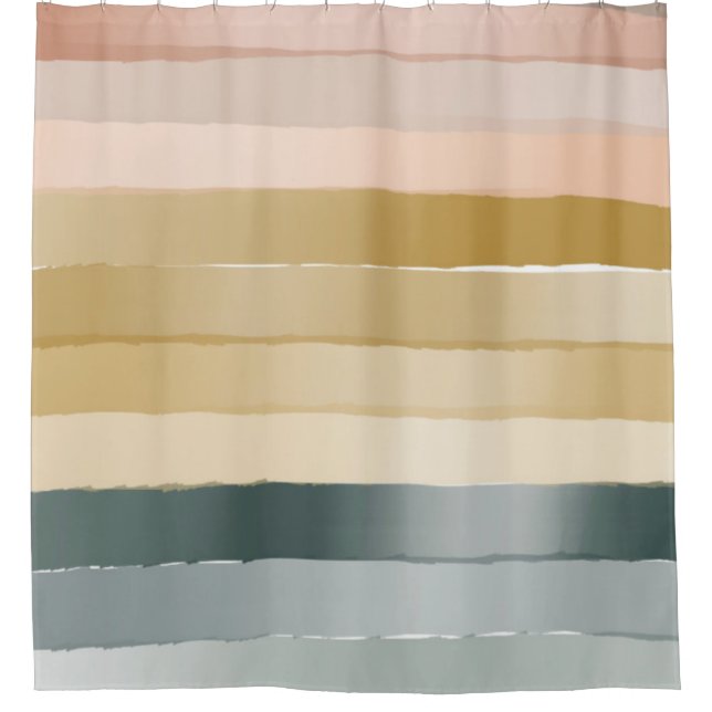 Boho Pastel Striped Gradient Minimalist Watercolor (Front)