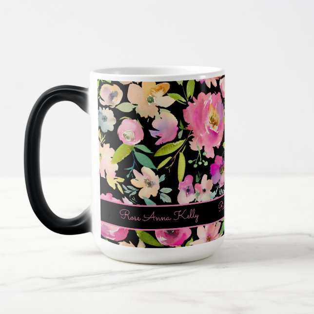 Boho Pastel Watercolor Magic Mug (Left)