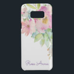 Boho Pastel Watercolor Uncommon Samsung Galaxy S8 Plus Case<br><div class="desc">Antique and feminine,  this watercolor rose pattern features a cascade of flowers with flowing leaves which add a touch of green. It adds a fashionably feminine touch to your life. Artist: Yulia Podlinnova Customisable and transferable</div>
