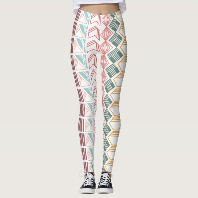 Boho Pattern Leggings (Front)