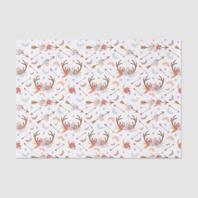 Boho Pattern  Tissue Paper (Front)
