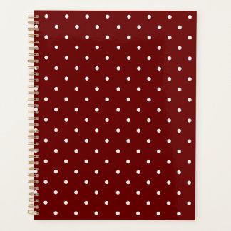 Boho Petits Points Cute Burgundy Points de Polka