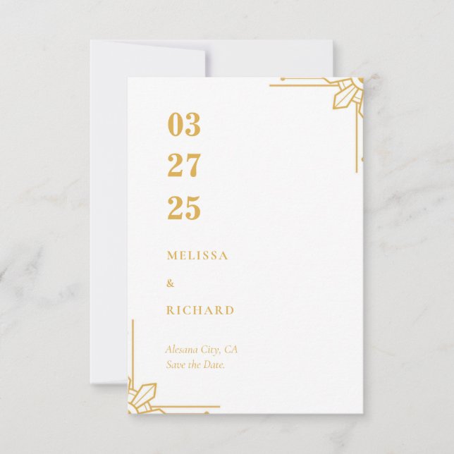 Boho Philippines Sun Wedding Save the Date Card (Front)