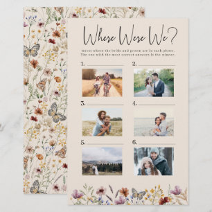 Boho Photo Bridal Shower Game