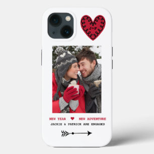 Boho Photo Engagement Announcement Case-Mate iPhon iPhone 13 Case