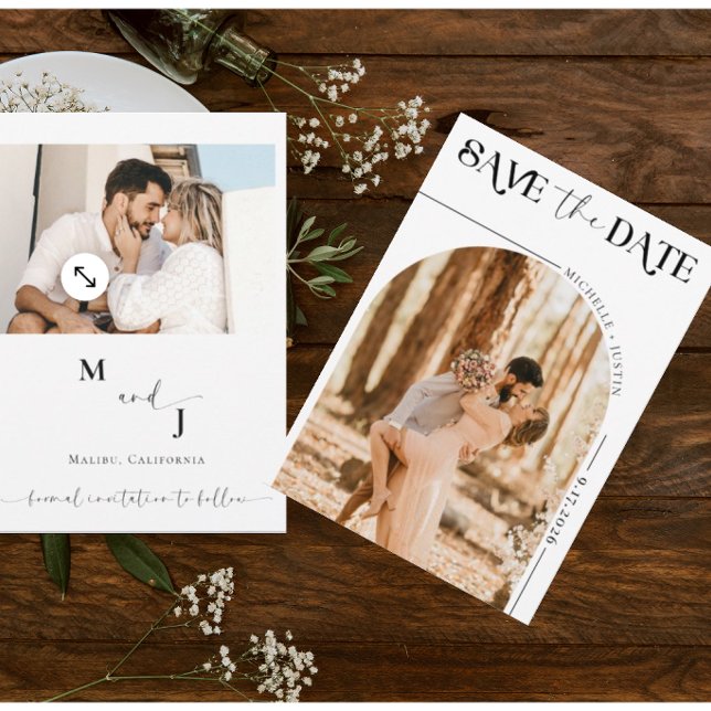 Boho Photo | Moderne Faire-Part  (Créateur téléchargé)