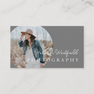Boho Photo Petit Carte de visite