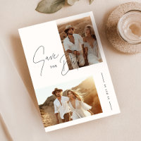 Boho Photo Save the Date
