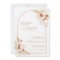 Boho Photo Wedding Invite Terracotta Pampas Grass 