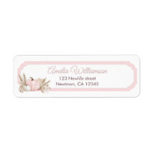 Boho Pink Pumpkin 1st Birthday